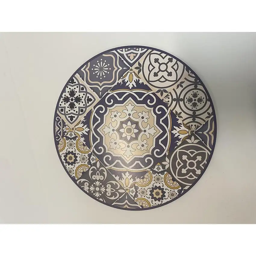DO-HOME - Azulejos Blu Sottopentola In Fibra Di Legno Ecologico 20Cm