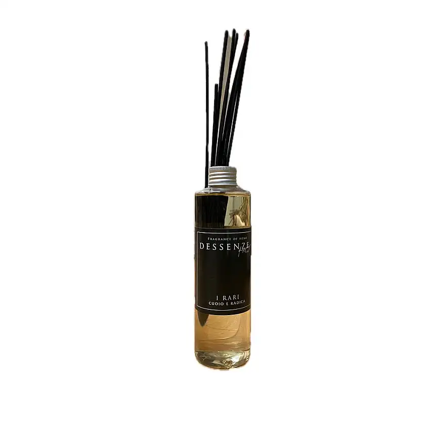 DIVINE ESSENZE - Ricarica Con Bastoncini 200 Ml Cuoio E Radica