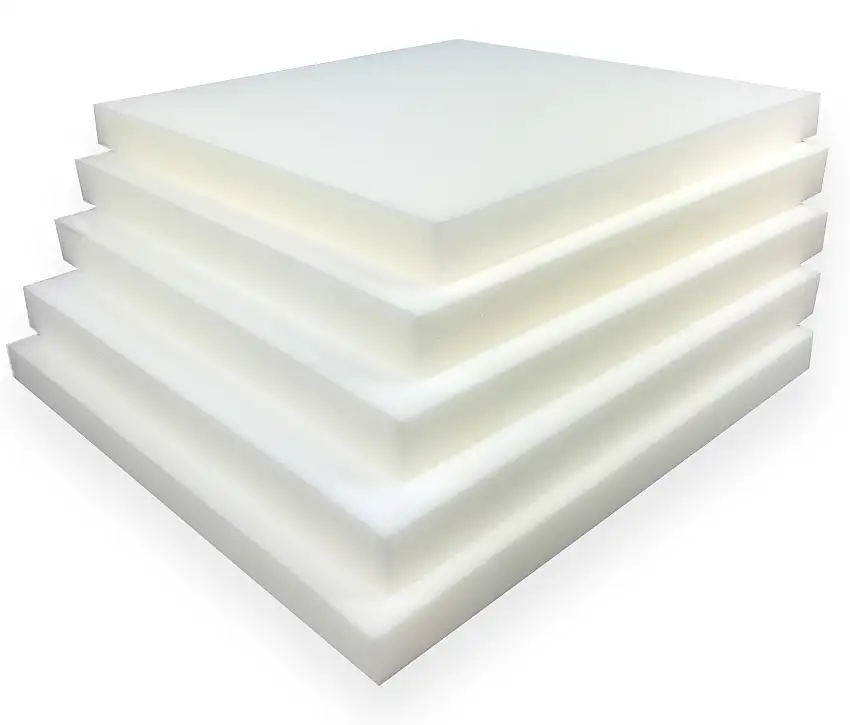 6PZ SPUGNE PER IMBOTTITURA 40X40 H5CM IDEALE PER CUSCINI SEDIA