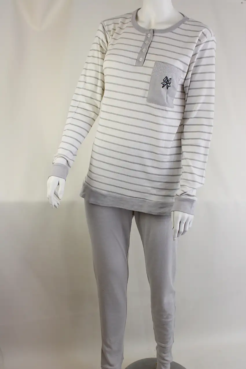 PIGIAMA FEMMINILE GRIGIO TAGLIA M 13223 V1