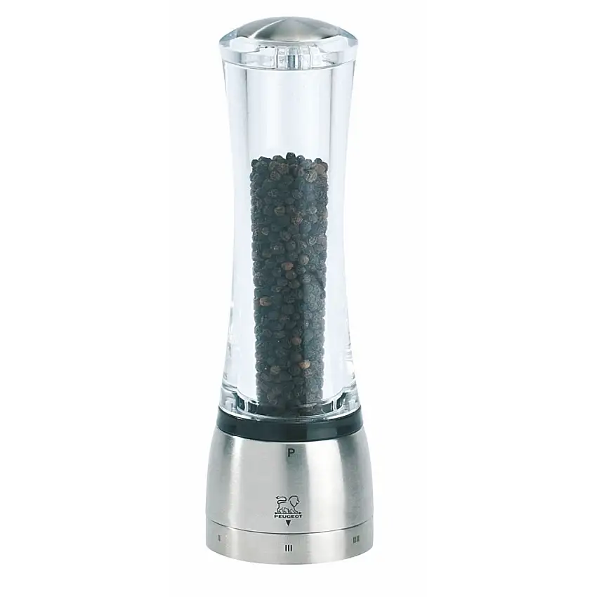 Macinapepe DAMAN 21 cm, acciaio inox spazzolato, Peugeot