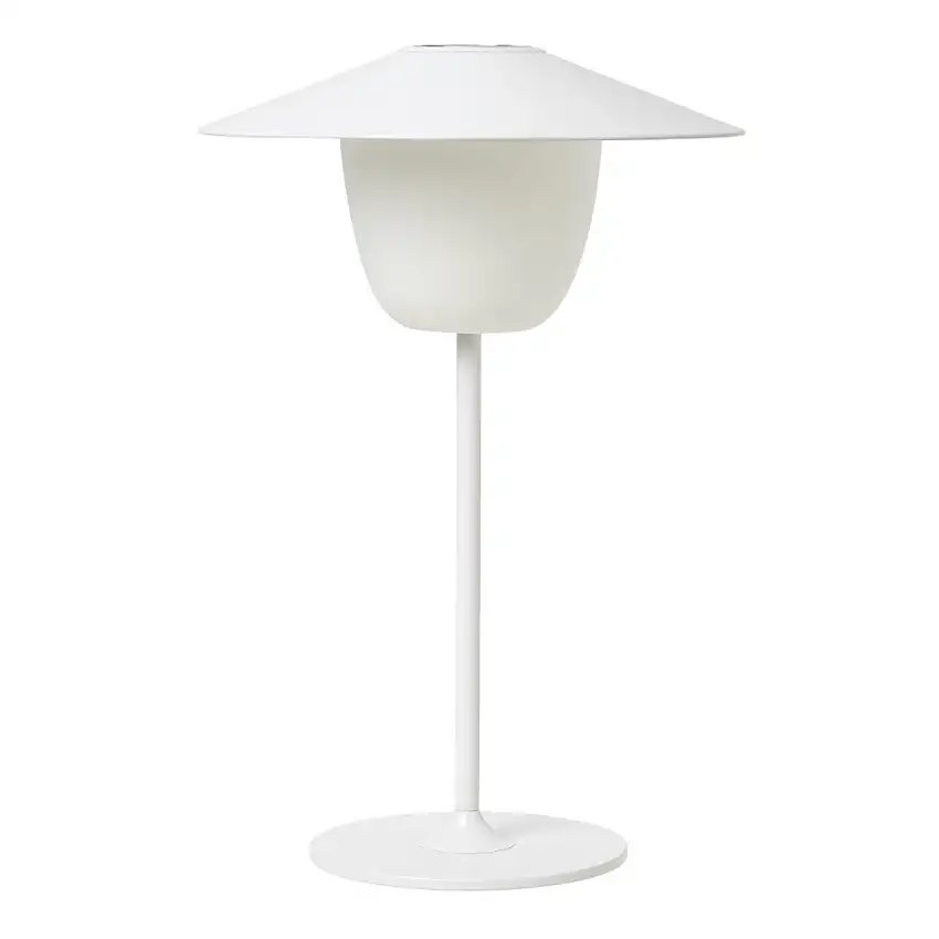 Lampada da tavolo portatile ANI 33 cm, LED, bianco, Blomus