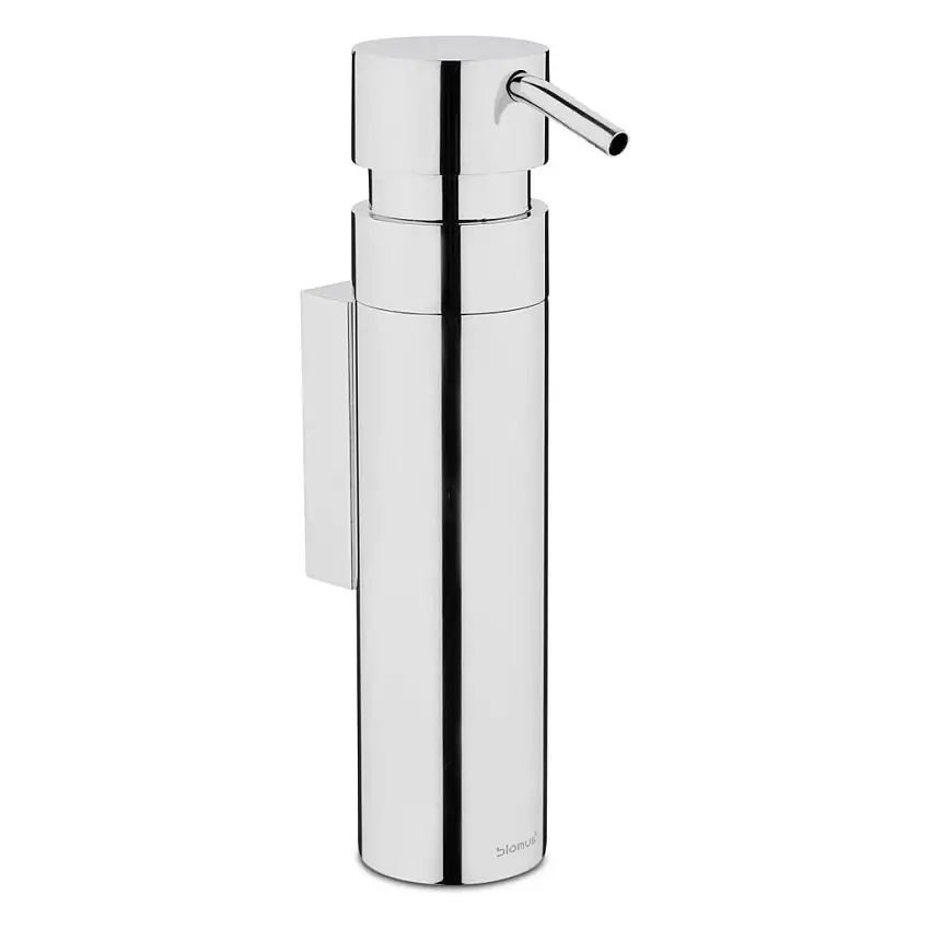 Distributore di sapone liquido NEXIO, a parete, 100 ml, acciaio inox lucido, Blomus