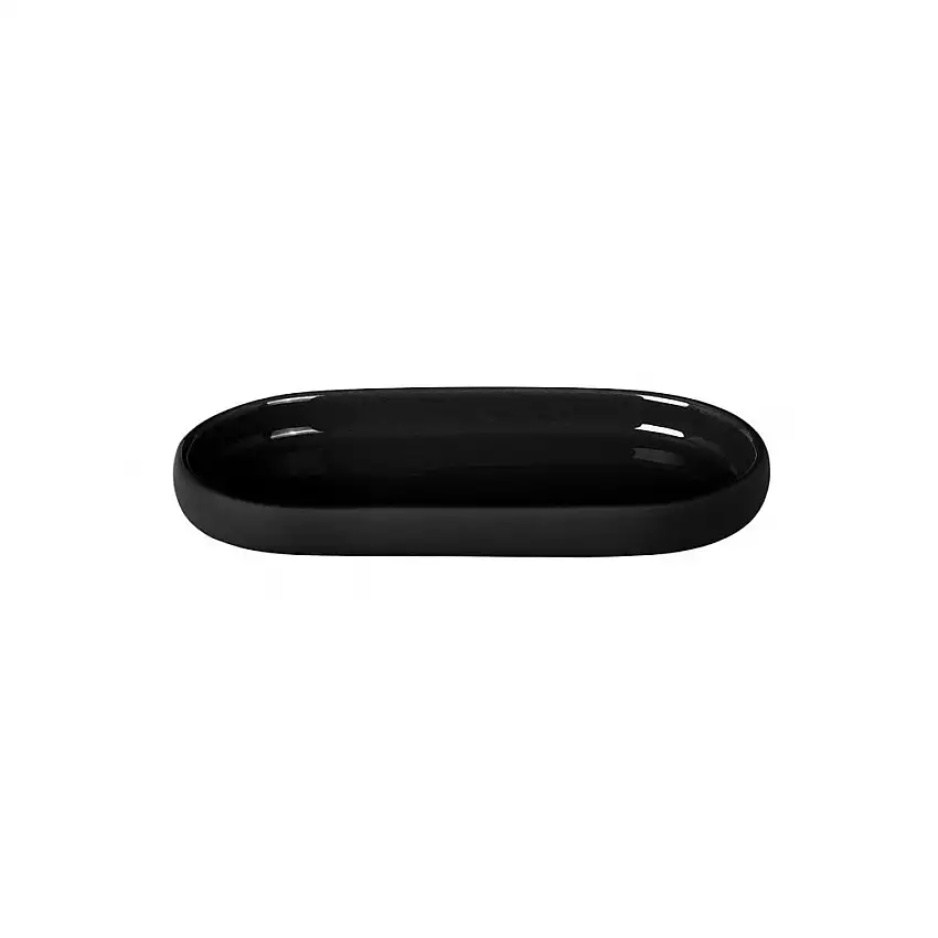 Vassoio tascabile SONO 19 cm, nero, Blomus