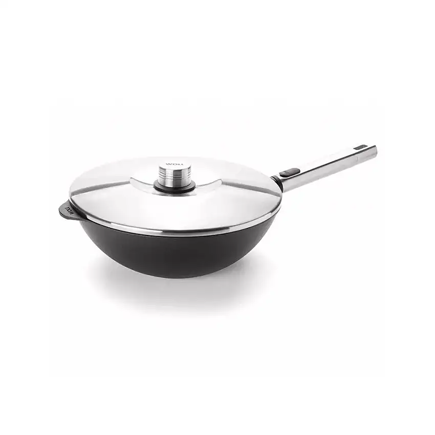 Wok DIAMOND PRO XR 28 cm, con coperchio, WOLL