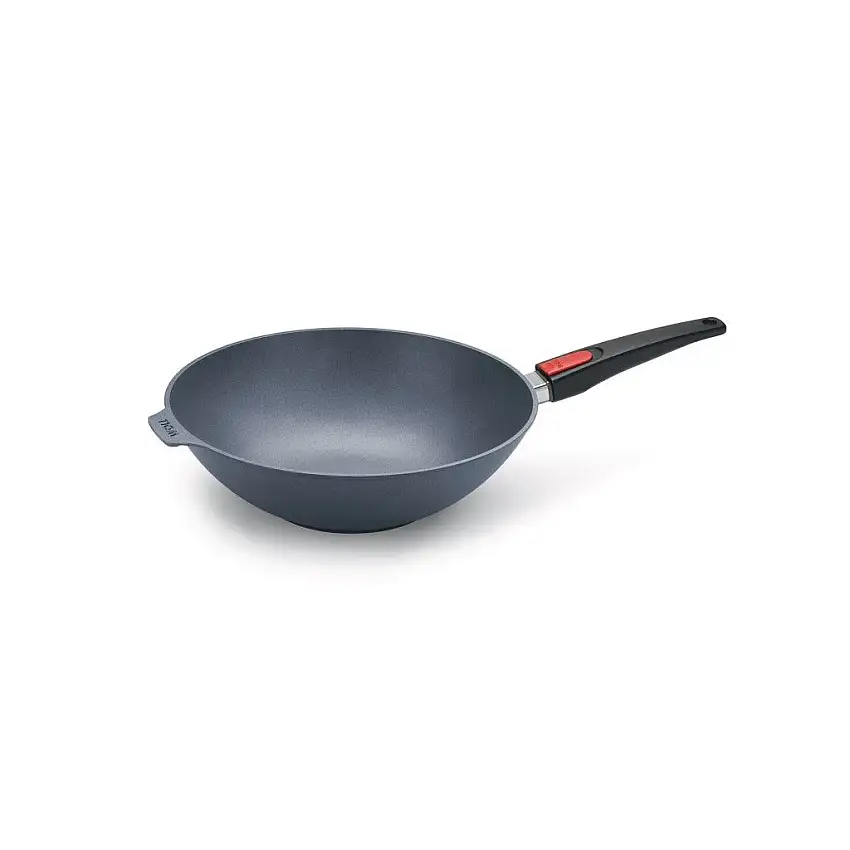 Wok DIAMOND LITE 26 cm, induzione, manico removibile, titanio, WOLL