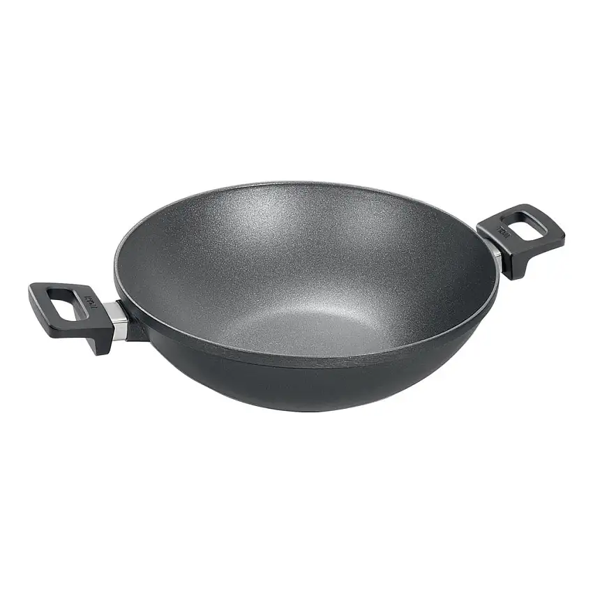 Wok TITANIUM NOWO 32 cm, titanio, WOLL