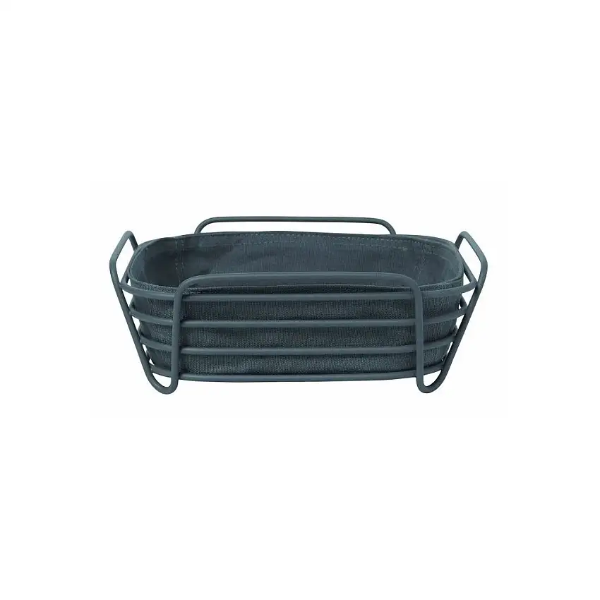 Cestino per il pane DELARA L, 26 cm, grigio scuro, Blomus
