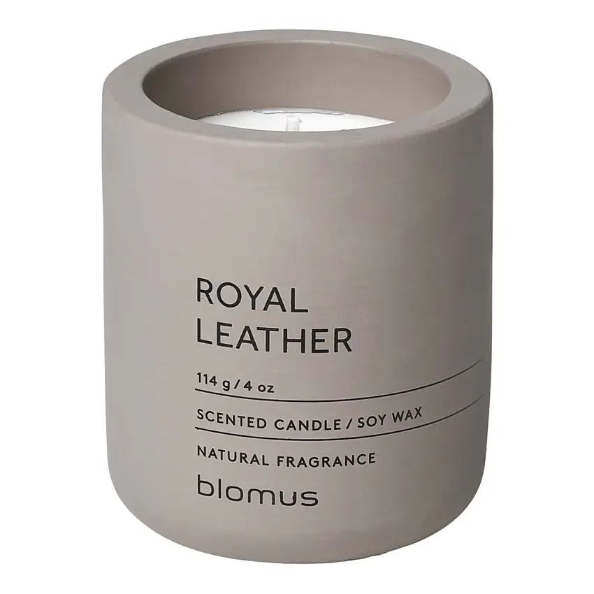 Candela profumata FRAGA Ø 6,5 cm, Royal Leather, Blomus