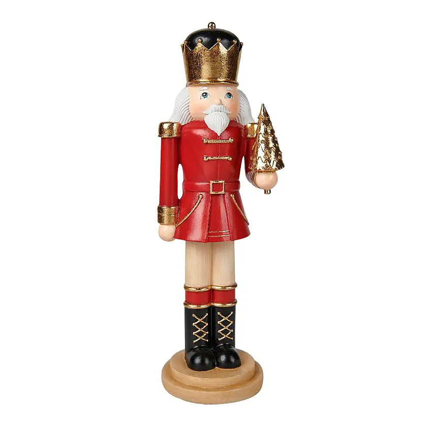 Soldatino SCHIACCIANOCI CON ALBERO ORO By Hanna Home (Natale)