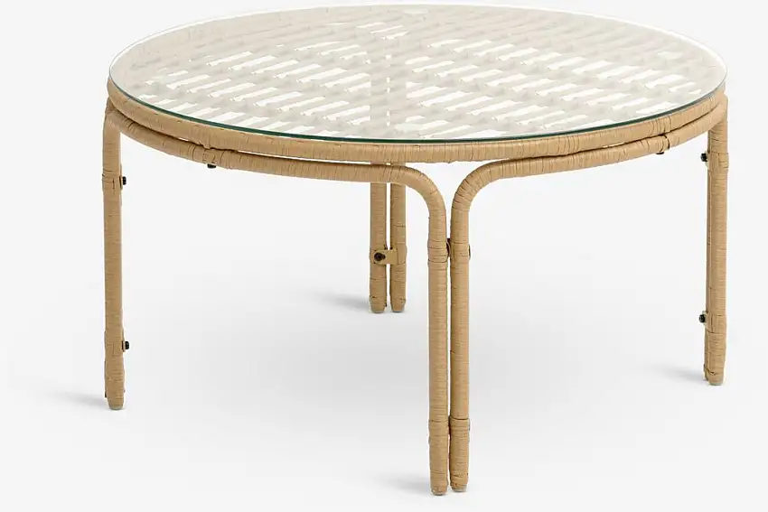 Tavolo lounge JENNUM Ø80xH44 cm naturale