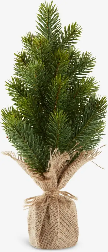Albero artificiale KVASER H36 cm verde con sacco