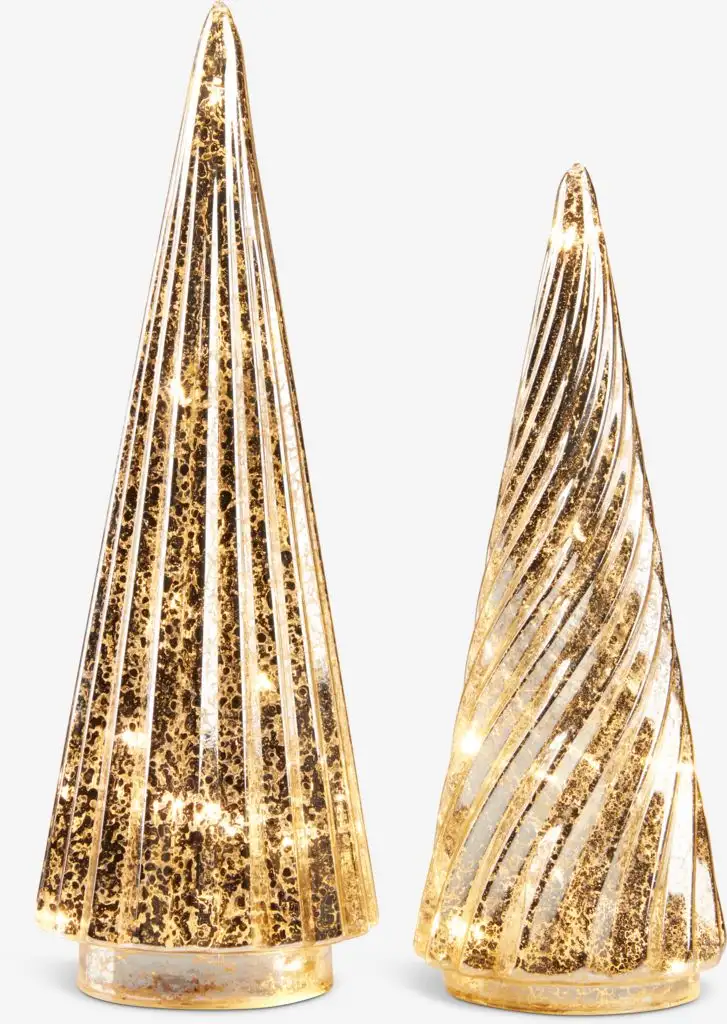 Albero decorativo FULLA con LED e timer 2 pz vetro
