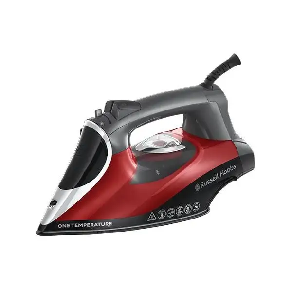 Russell Hobbs Russell Hobbs Russell Hobbs 25090-56 ferro da stiro Ferro da stiro a secco e a vapore Ceramica Nero, Grigio, Rosso 2600 W - 25090-56