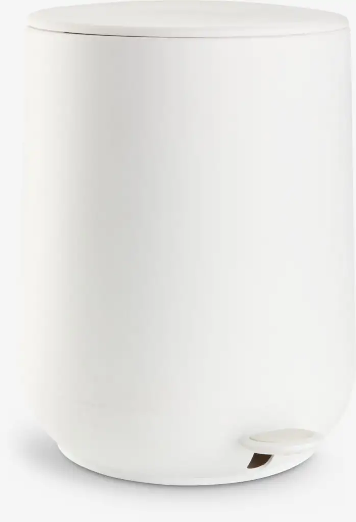 Pattumiera a pedale OXIE 5L con soft close bianco