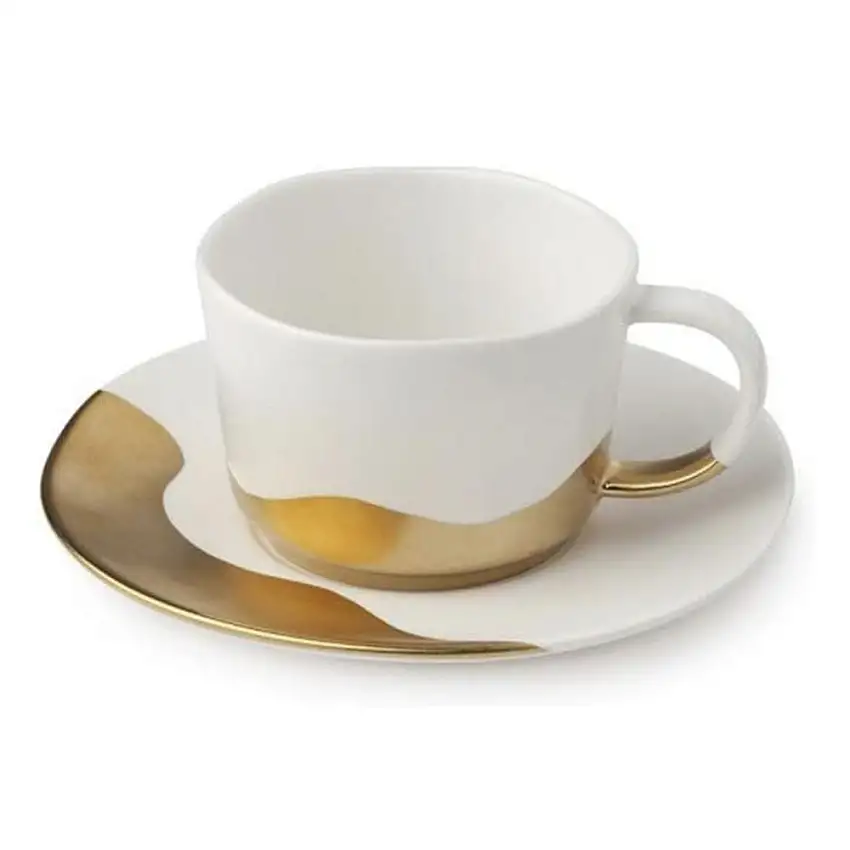 HERVIT - Set 2 Tazzine Caffè Avorio
