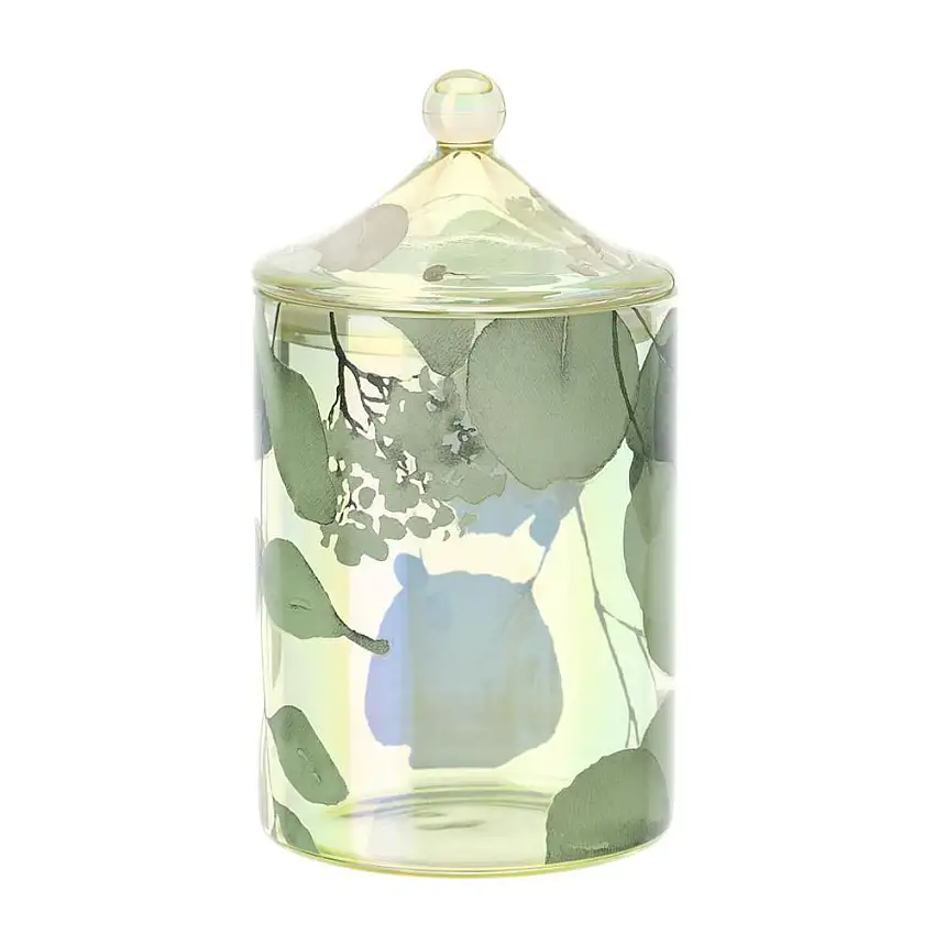 HERVIT - Contenitore Vetro Botanic Pagoda 9,5X18Cm