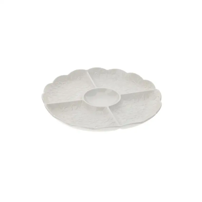 HERVIT - Antipastiera Romance In Porcellana 27 Cm