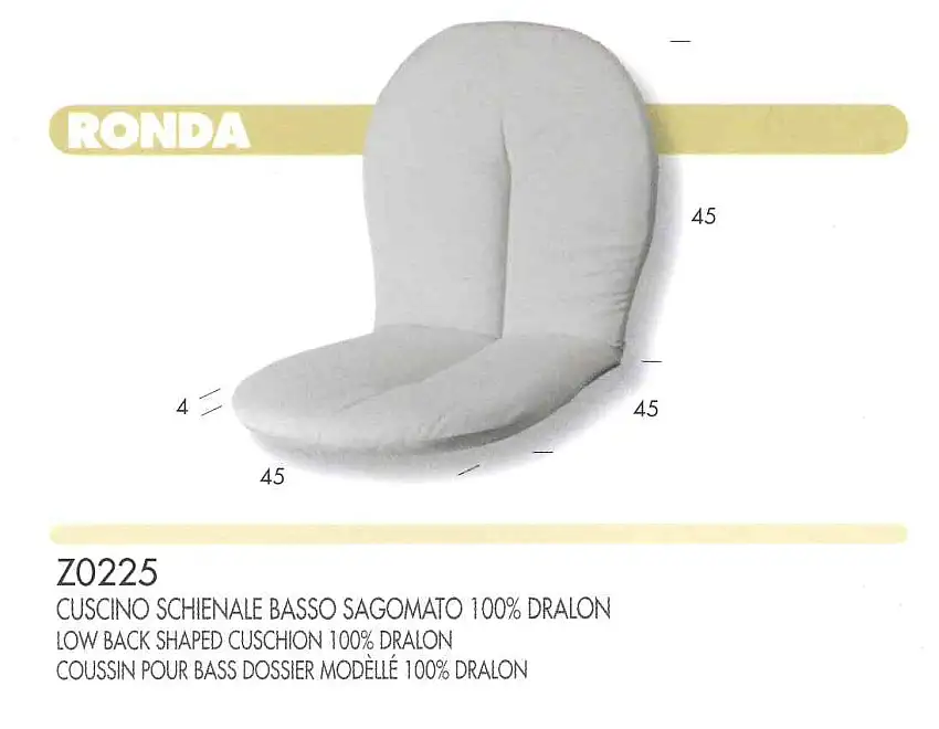 Cuscino Ronda per Poltrona Ronda Emu