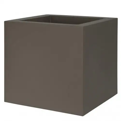 Vaso Kube cm 40 x 40 x 40 H Resina Lt. 22