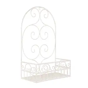 PORTA FIORE PARETE EMILY RETTANGOLARE BIANCO L
