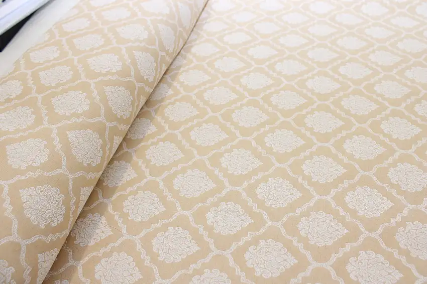 TESSUTO DAMASCATO H280 DOUBLE FACE BEIGE