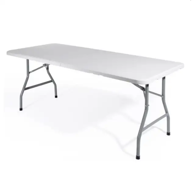 TAVOLO DA BIRRERIA PIEGHEVOLE BIANCO CM 180 X 70 X 74 H