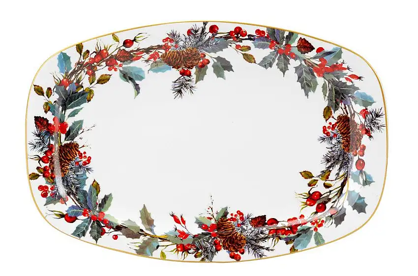 Vassoio Ovale 30x20,5 cm Faith Fade Maison