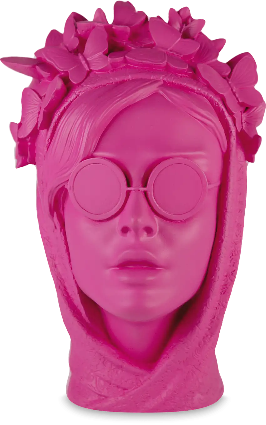 Testa Cameo decorativo La Stilosa H. 14 cm. Baci Milano