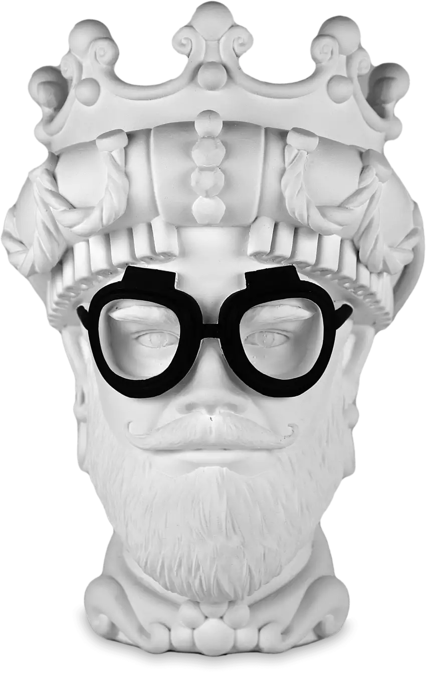 Testa decorativa L'Hipster H. 25,5 Baci Milano