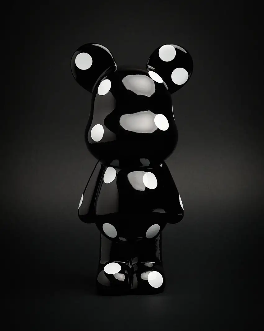 Blogo Design Scultura Salvadanaio Pop Teddy in poliresina Lucida