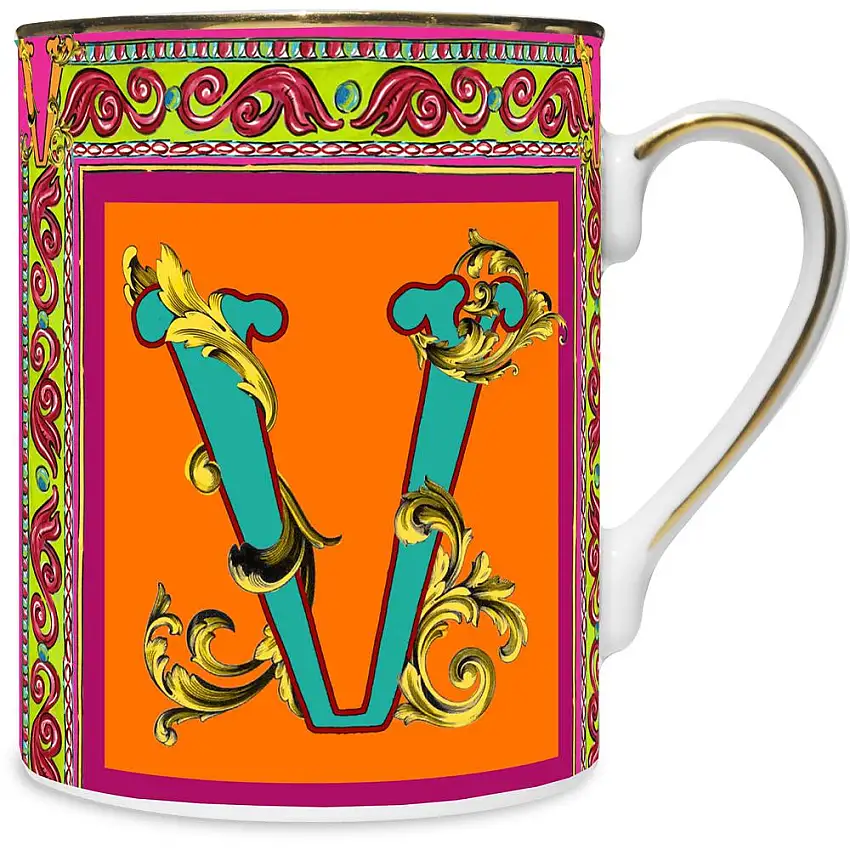 BACI MILANO - Ortigia Mug Lettera V