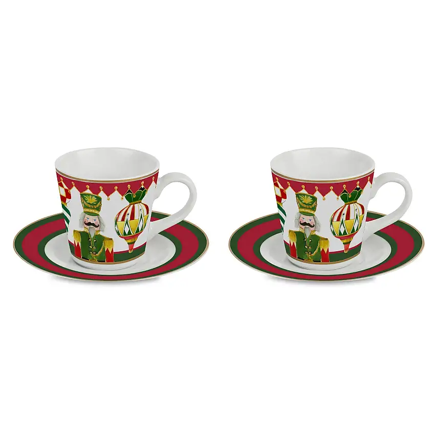 Set 2 Tazzine da Caffè XMas Carol Baci Milano