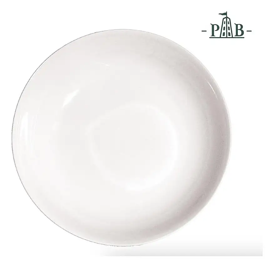 PORCELLANA BIANCA - Corte Vassoio Rotondo 30 Cm In Porcellana