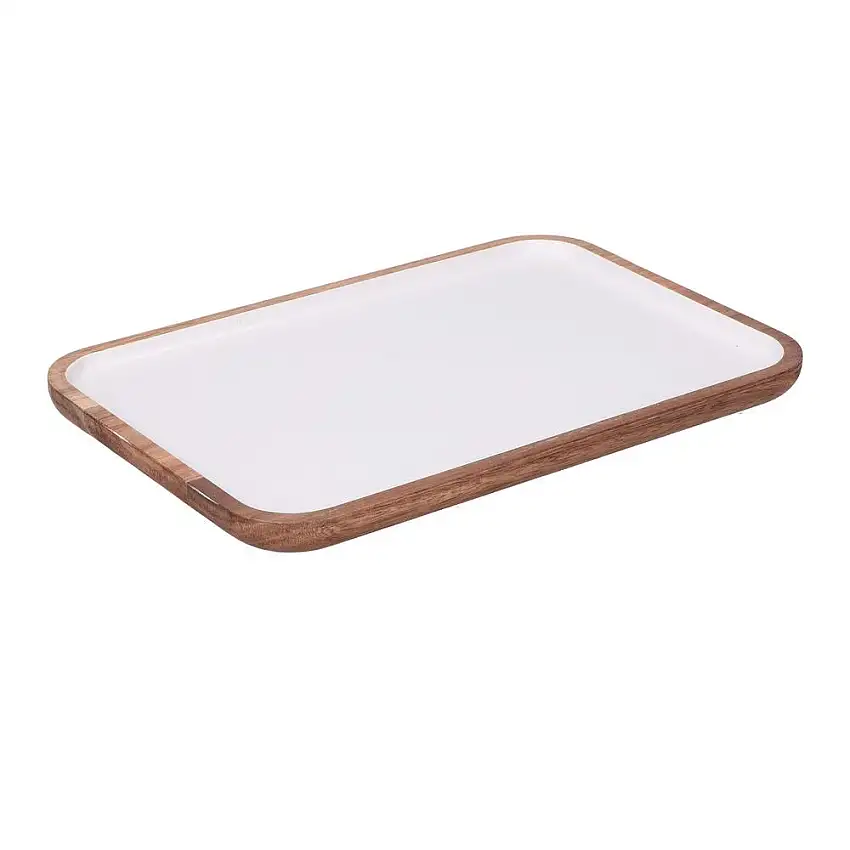PORCELLANA BIANCA - Libeccio Vassoio Rettangolare 30,5 X 20,3 X 1,9 Cm