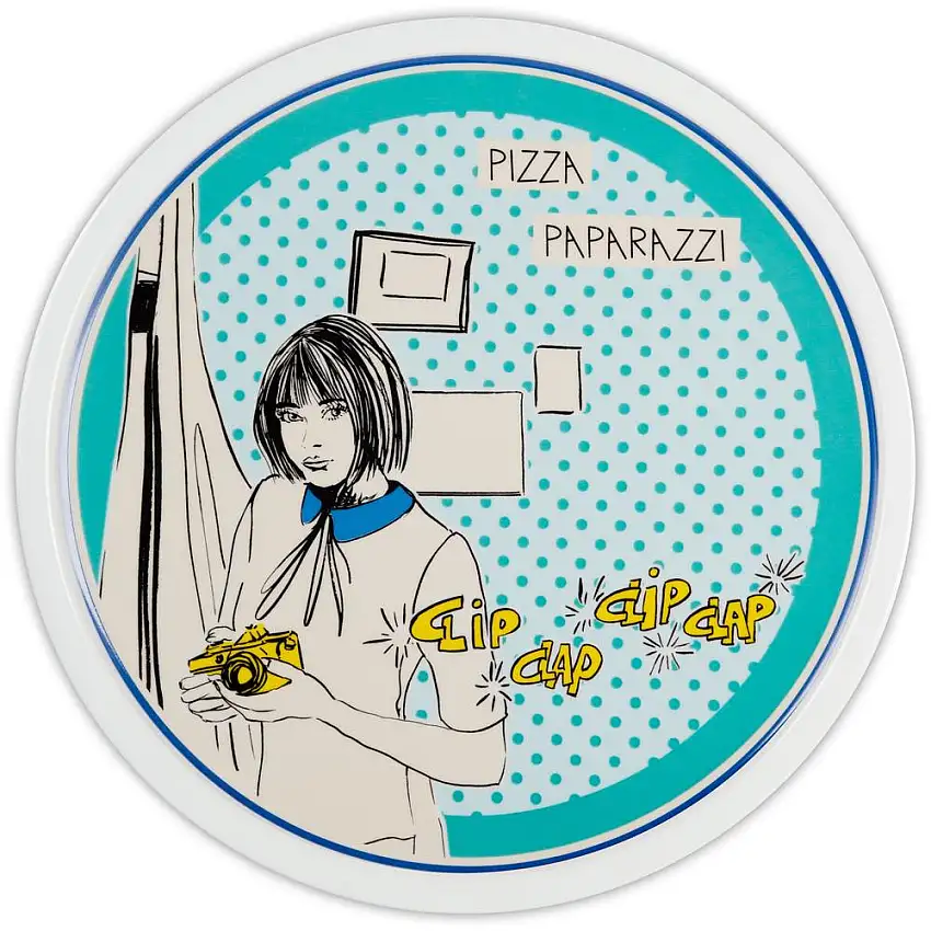 BACI MILANO - Gulp Piatto Pizza Turchese 33,5 Cm