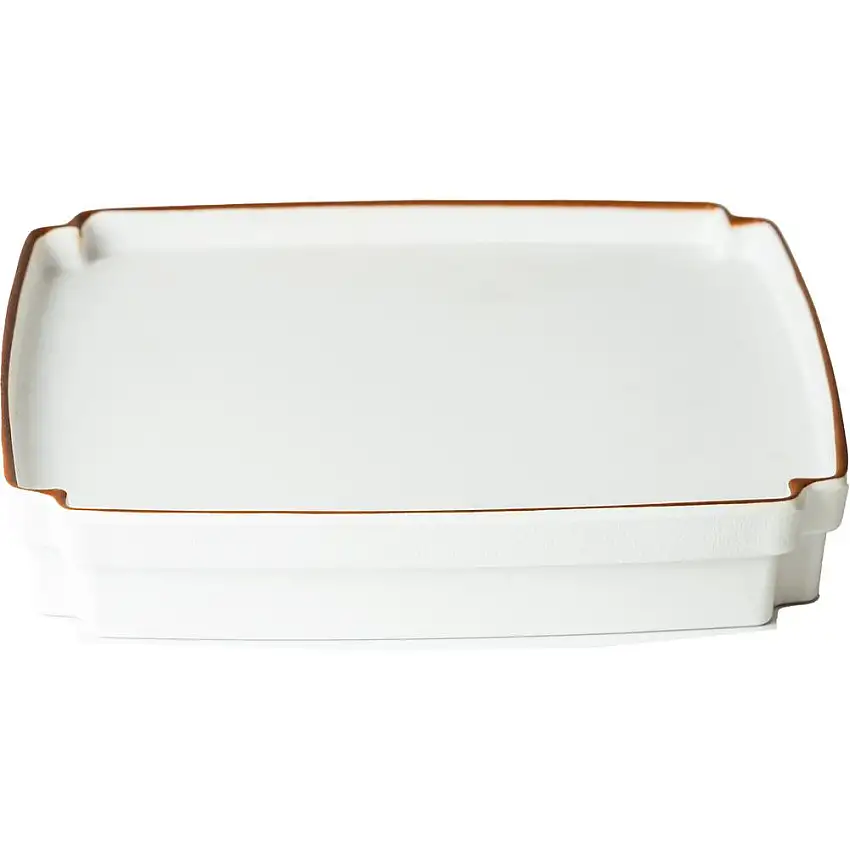 BACI MILANO - Cosmopolitan Vassoio Quadro Bianco In Melamina - 25,5X25,5X3,6