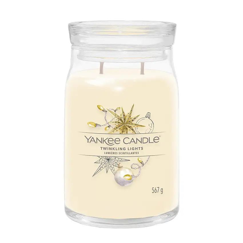 Candela Profumata Twinkling Lights Yankee Candle