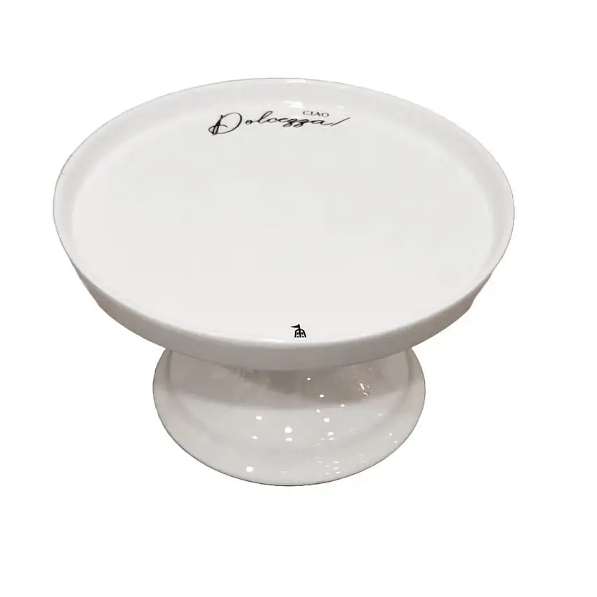 PORCELLANA BIANCA - I Garbati Alzatina In New Bone China D 17 Cm