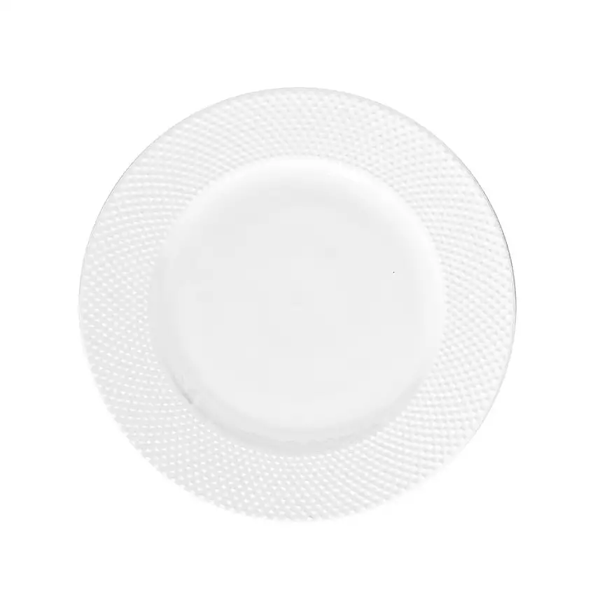PORCELLANA BIANCA - Richiamo Vassoio Rotondo In New Bone China D 30,5 Cm