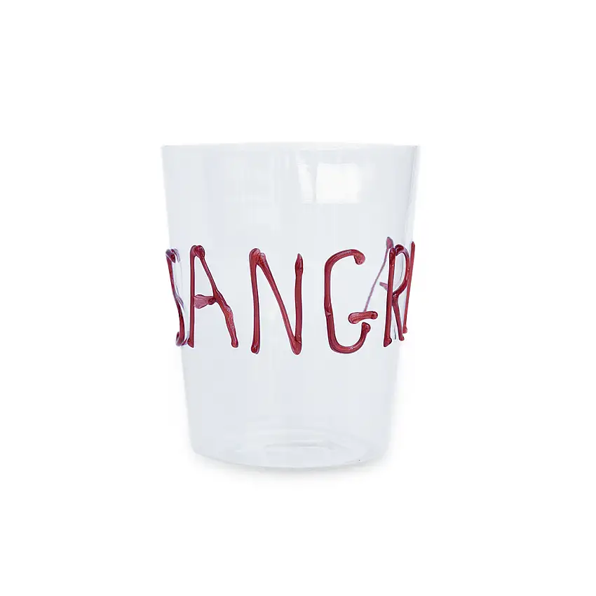 Bicchiere da Cocktail con decoro in Vetro Borosilicato WD Lifestyle