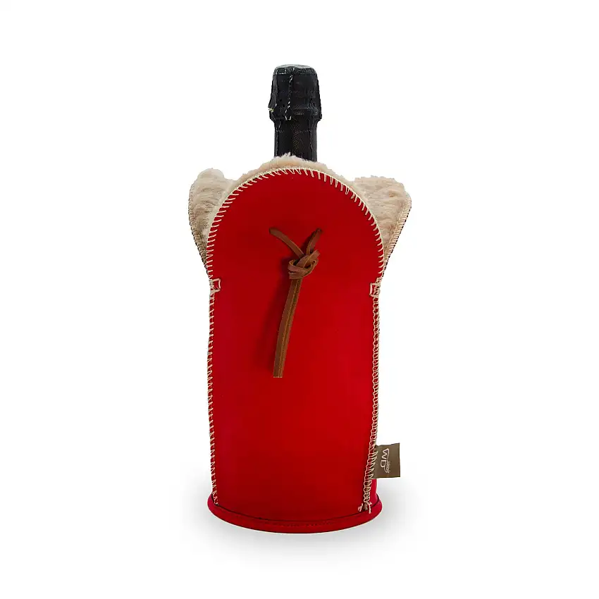 Glacette refrigerante Bottiglie con pelliccia in lana WD Lifestyle