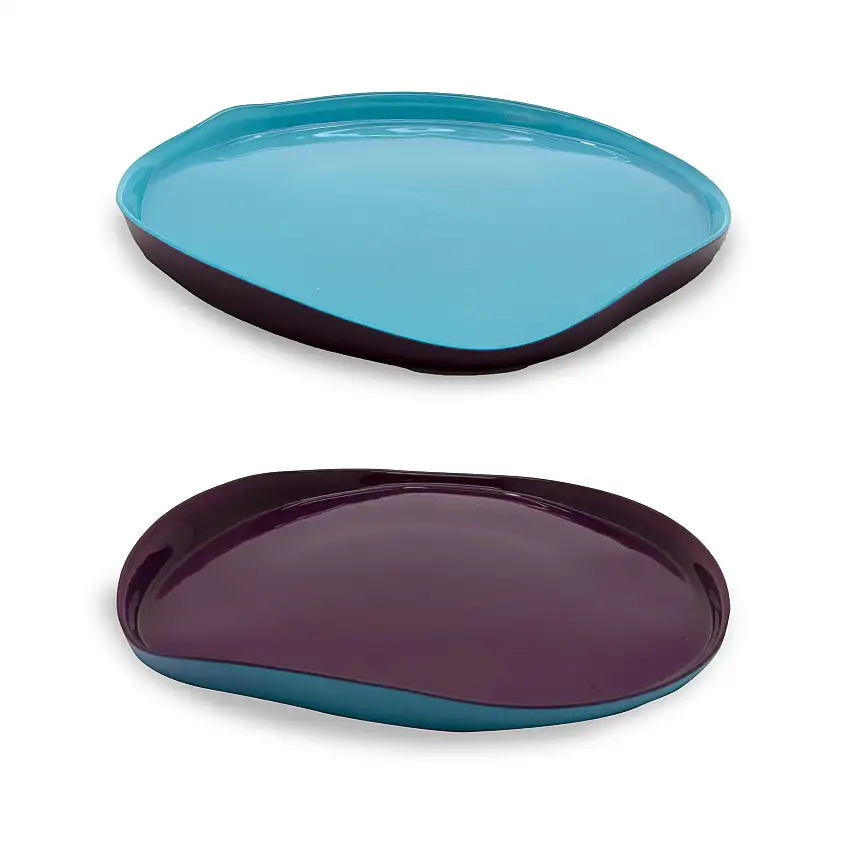 Set 2 Piatti in vetro Ø 21 cm Balat Line WD Lifestyle