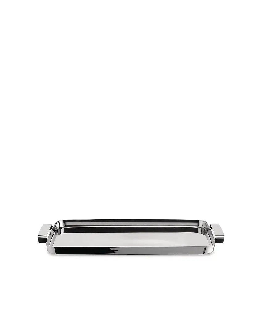 Alessi Vassoio Rettangolare Tau in acciaio inox