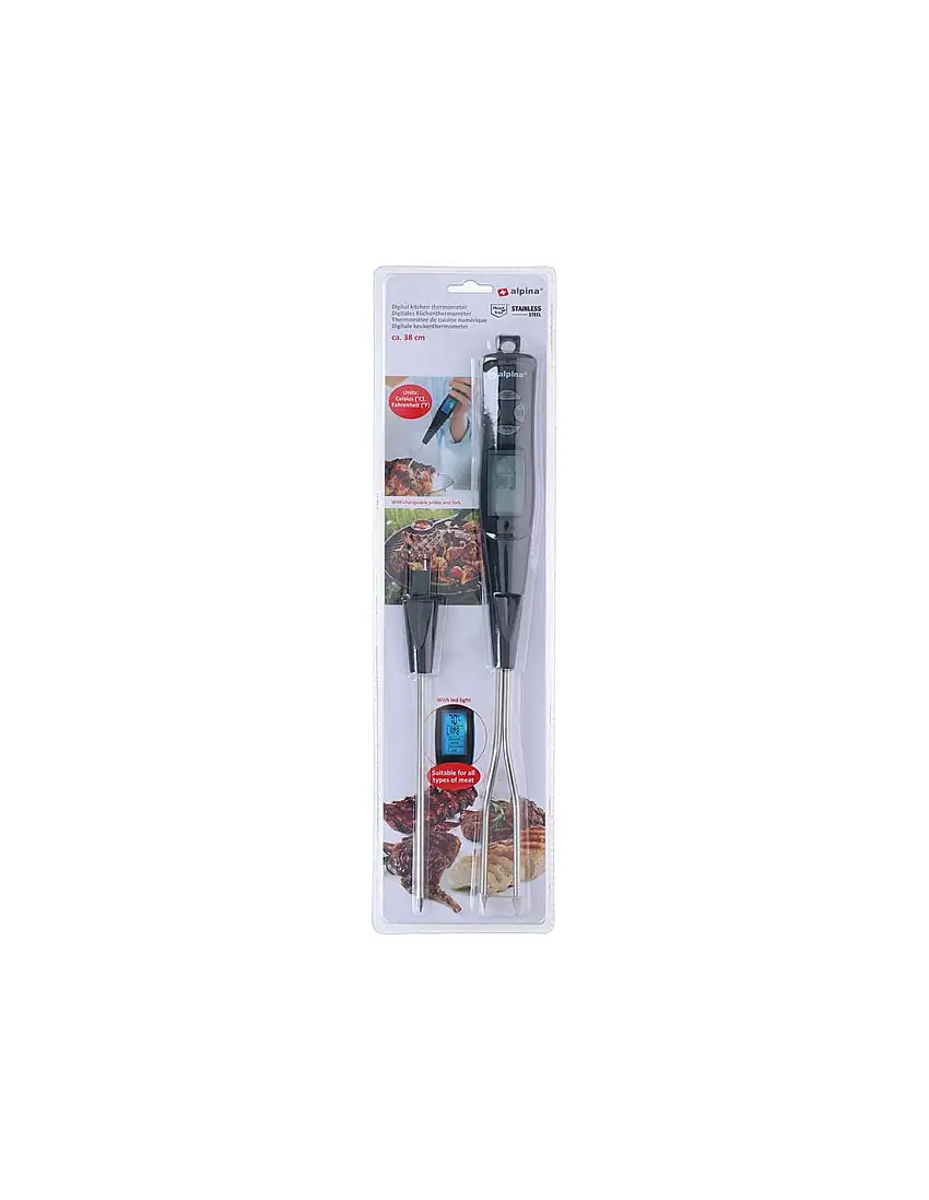Alpina - electronic kitchen thermometer with replaceable tips