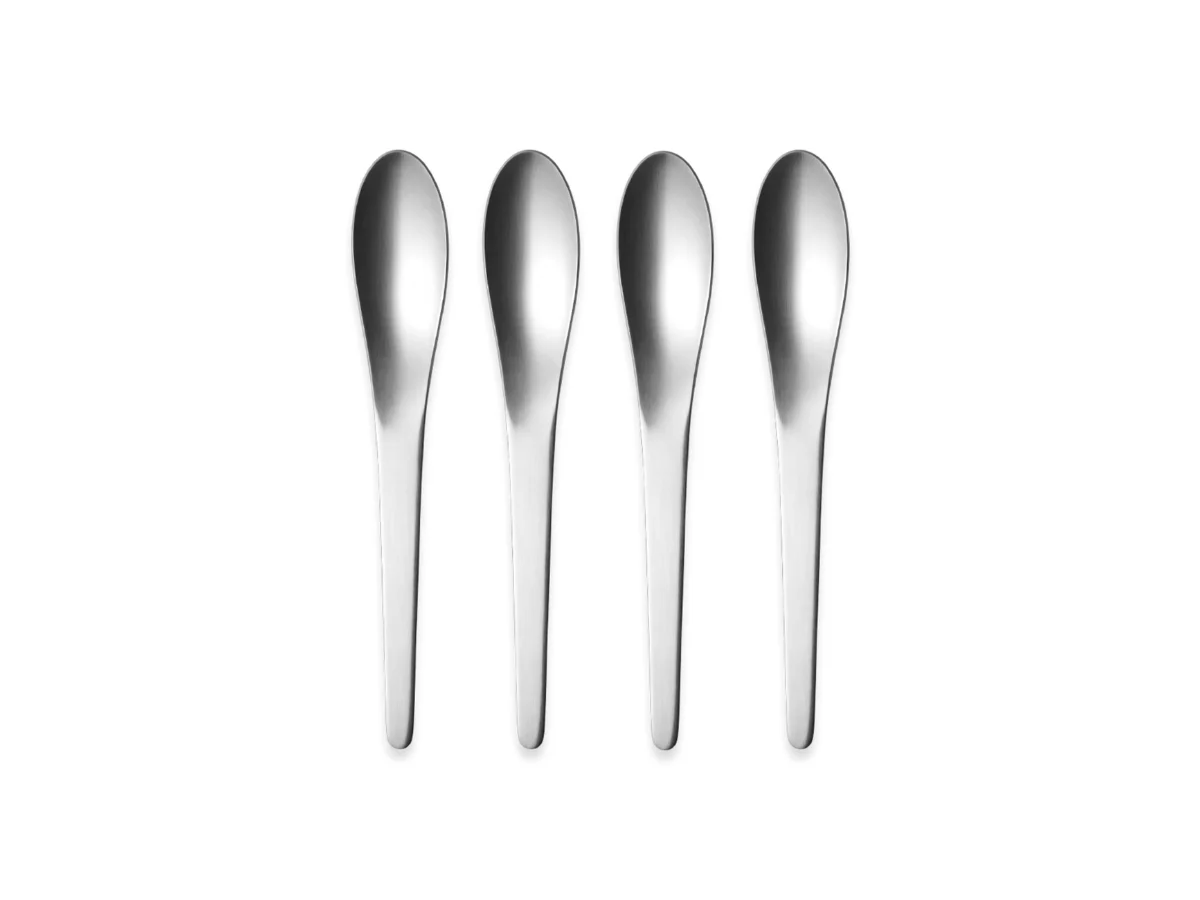 Georg Jensen ARNE JACOBSEN Confezione Regalo Set di 4 Cucchiaini da Dessert