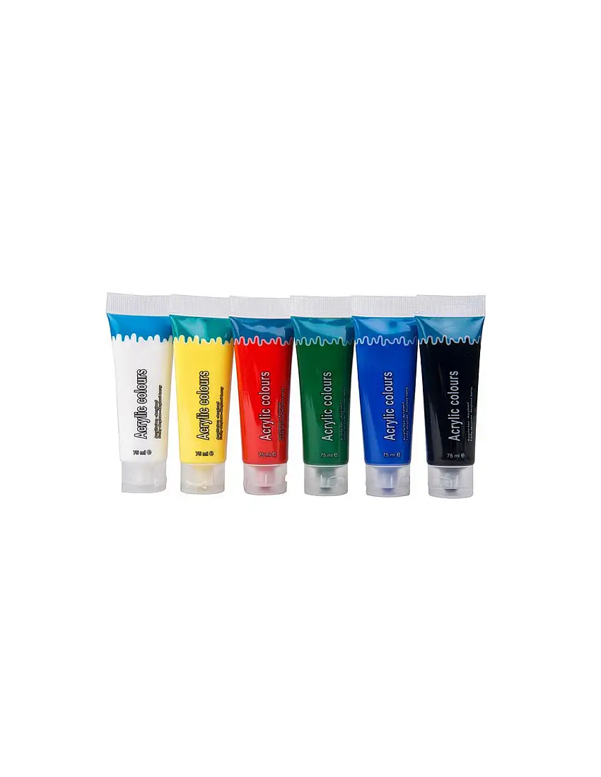 Artico - Set of acrylic paints 75 ml 6 colours