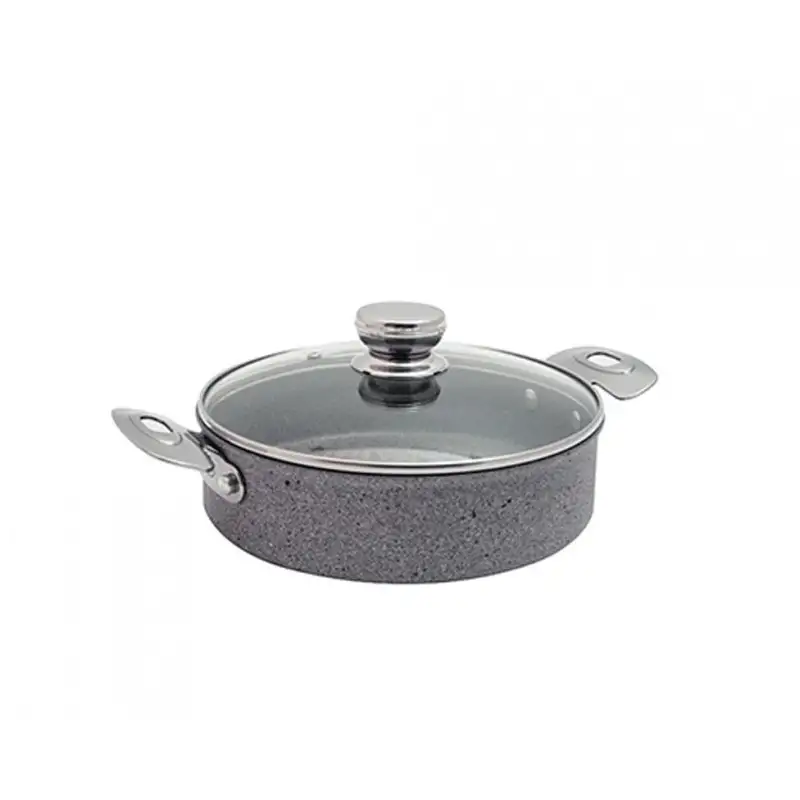 Ballarini Tegame 24 cm 2 Manici Portofino Granitium Antiaderente