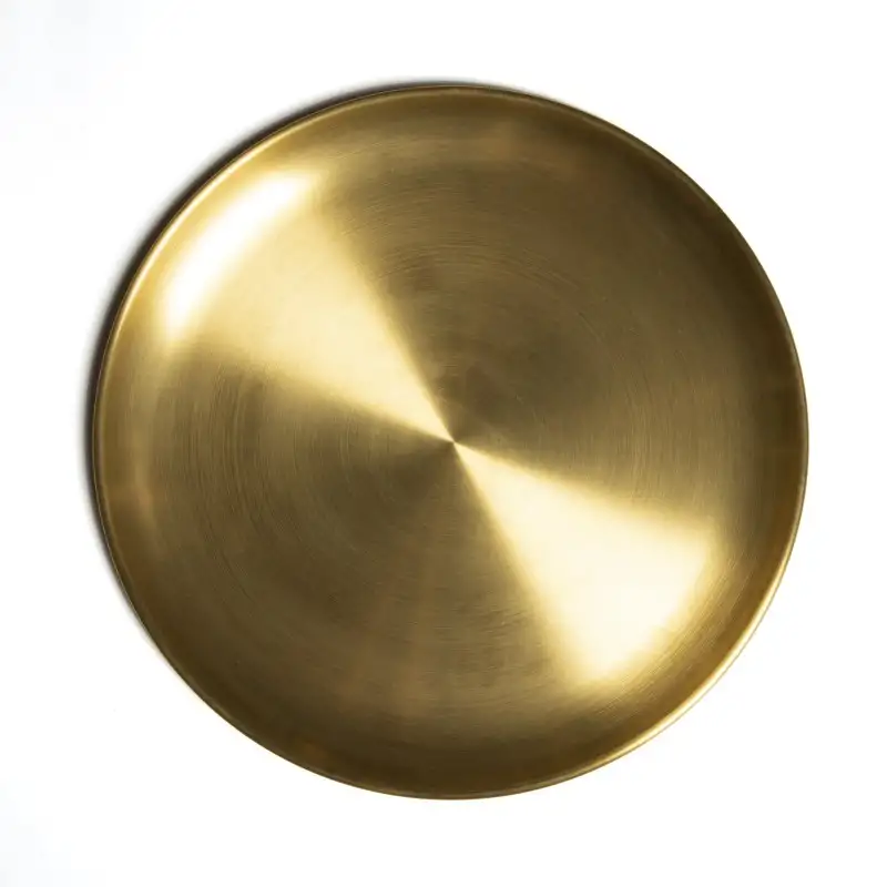 Bitossi sottopiatto in metallo oro Ø30cm