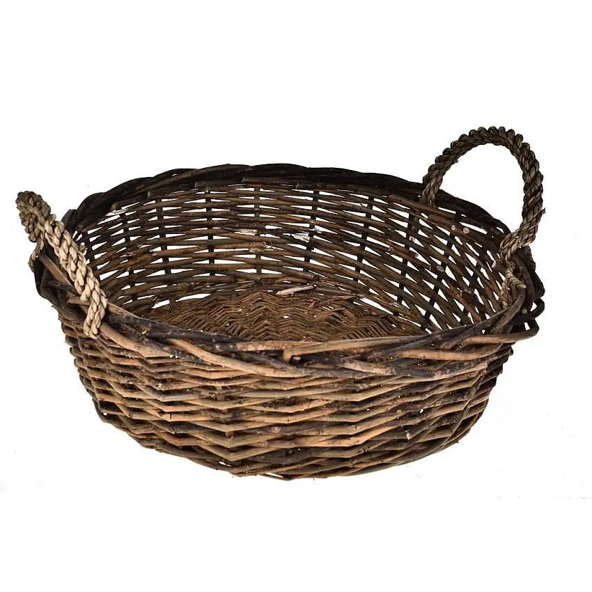 Cesto rotondo natalizio willow • 13 cm